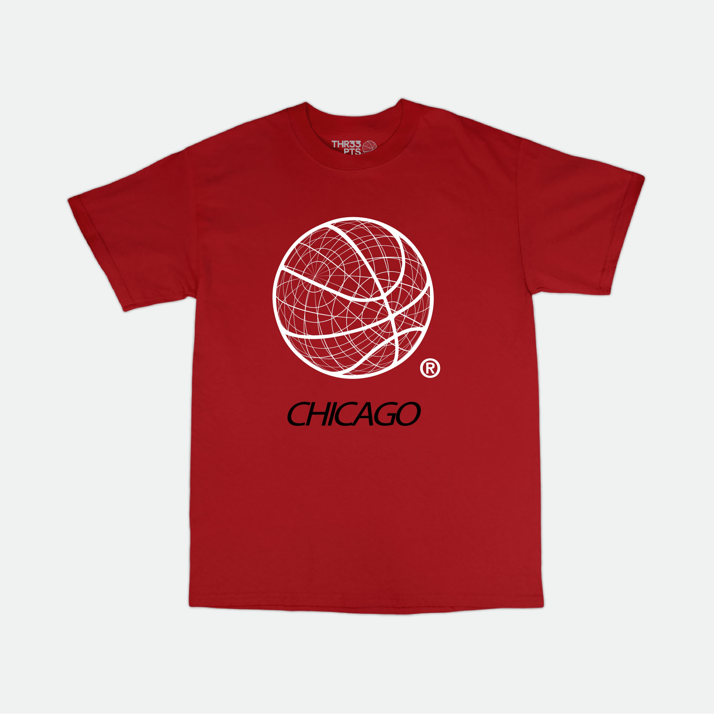 Chicago Basketball - Dark Red
